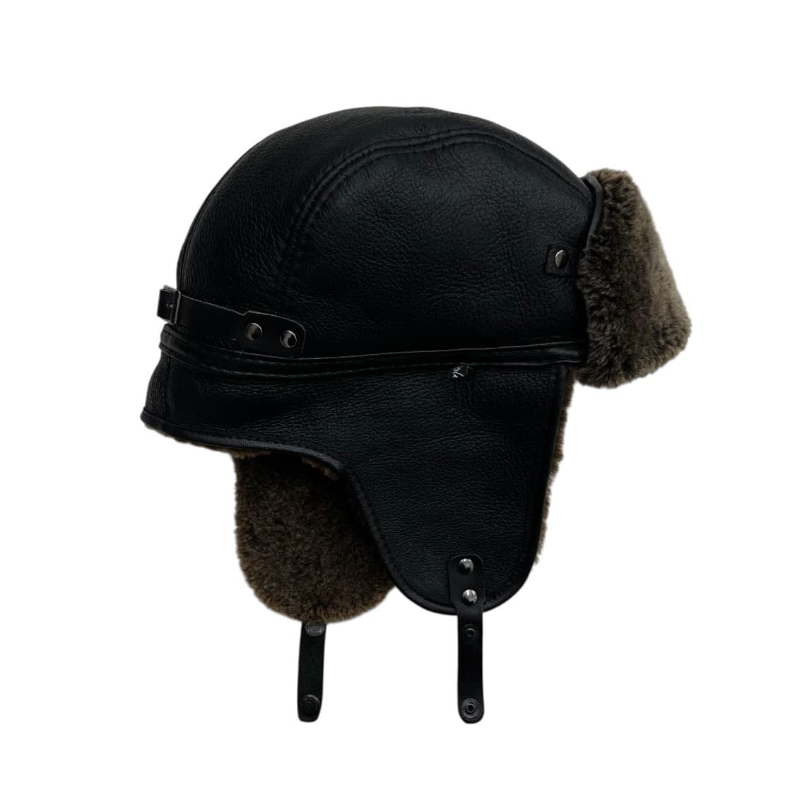 빈티지 뽀글이 가죽 군밤모자 상품이미지9