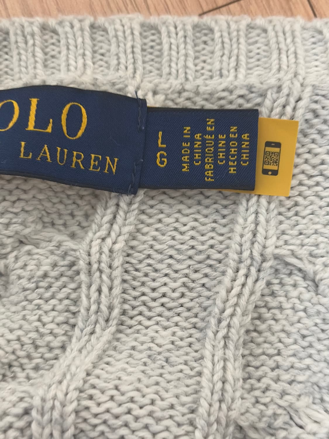 폴로 코튼 니트 판매합니다 상품이미지2