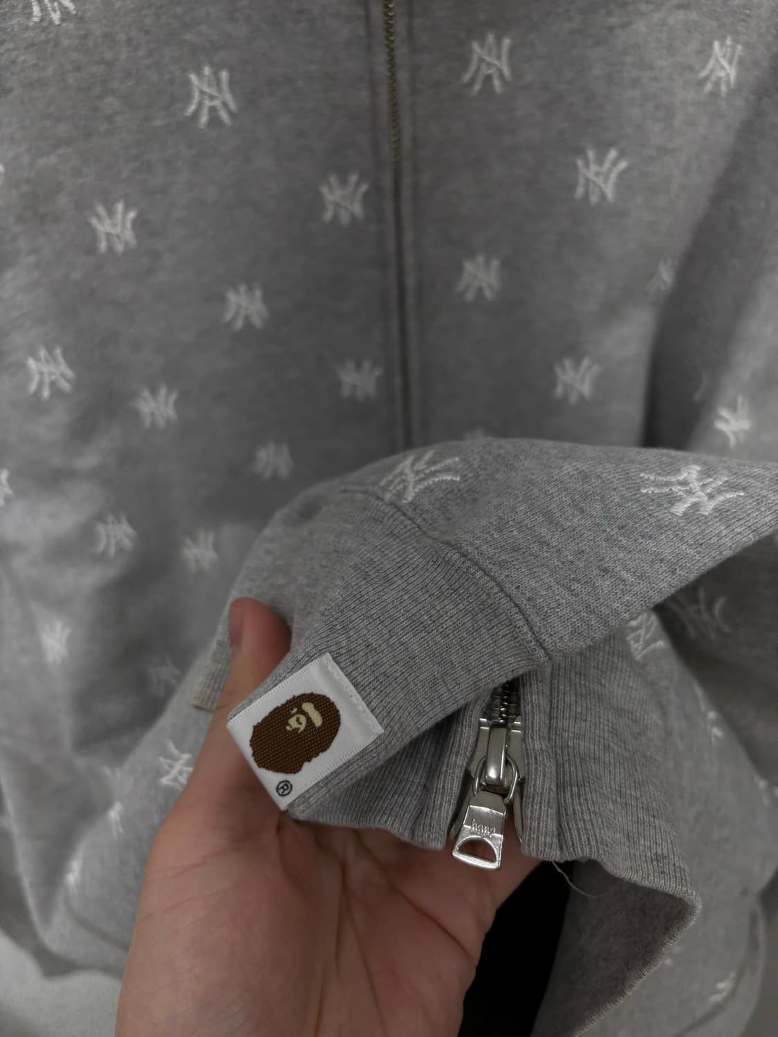 네이버후드x베이프 후드집업 상품이미지4