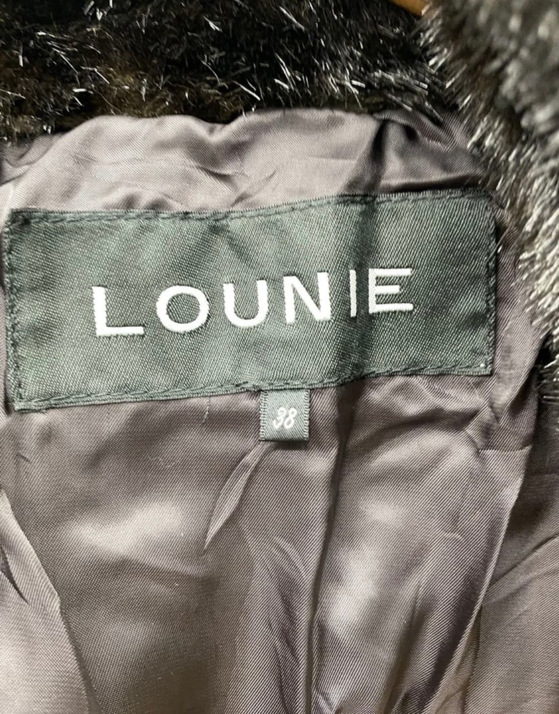 [8542](Dead stock)Lounie brown fur coat# 상품이미지5