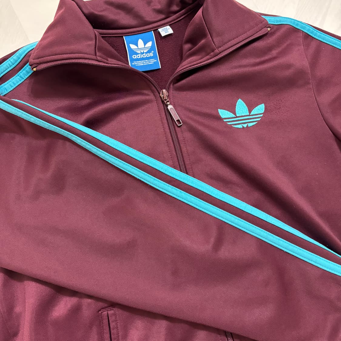 아디다스 파이어버드 버건디 민트 트랙탑 져지 85 상품이미지2