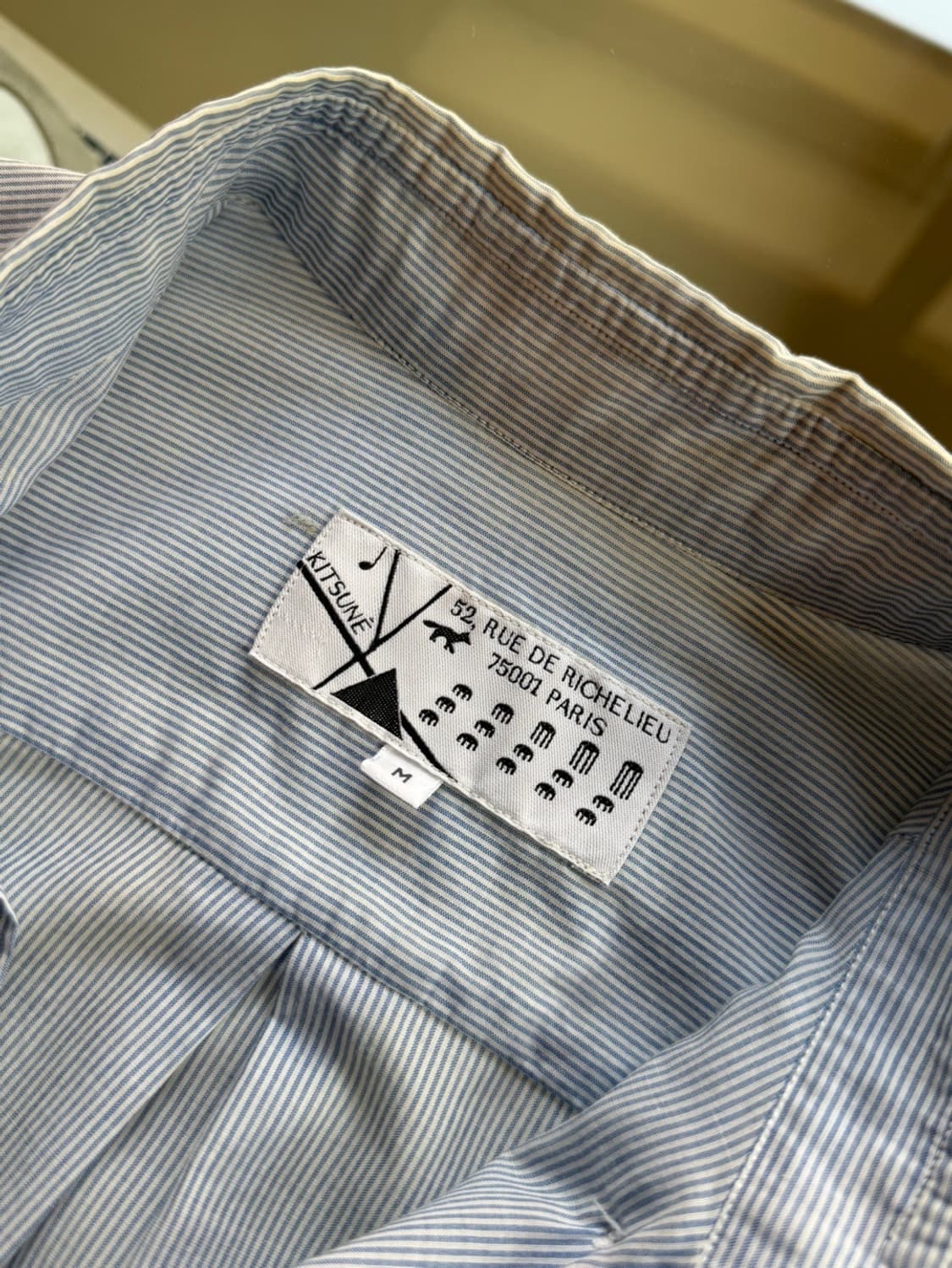 메종키츠네 셔츠 슬림100 상품이미지8