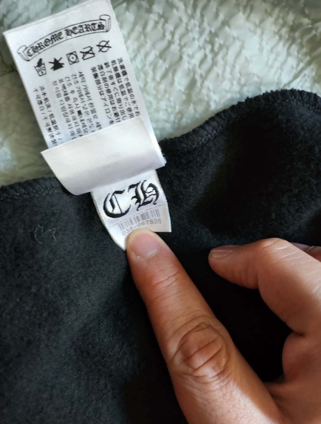 크롬하츠 넥로고 맨투맨 상품이미지2