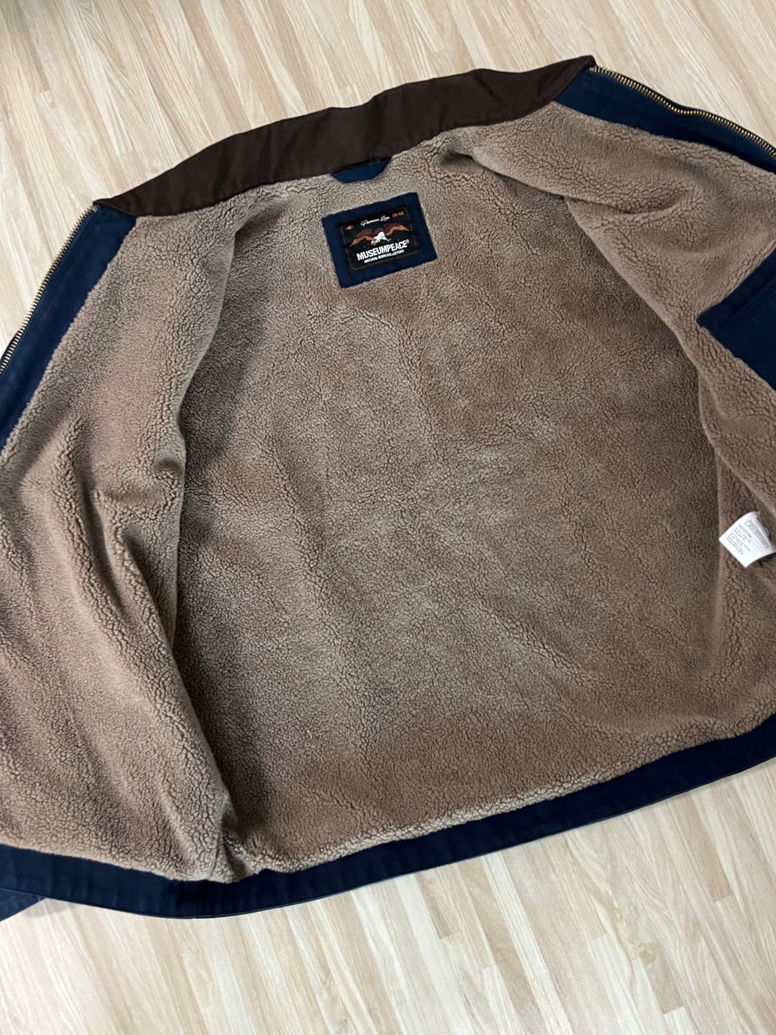 듀테로 하드 캔버스 워크 자켓 올드 네이비 M 상품이미지3