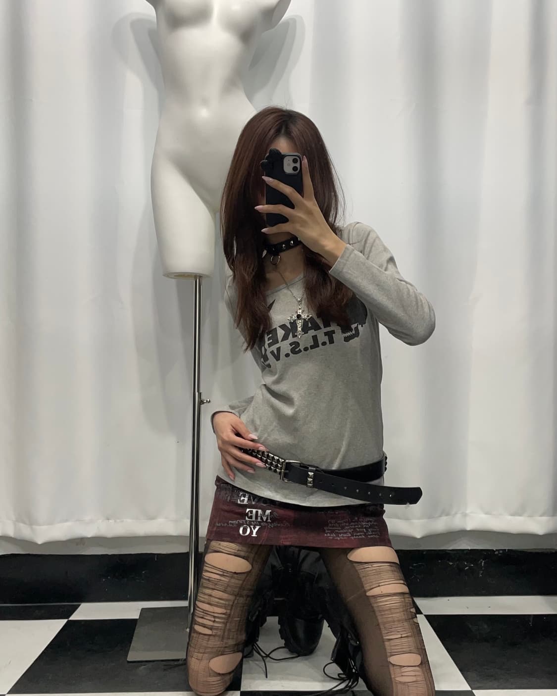 🎸그레이 프린팅 후디🎸 상품이미지5