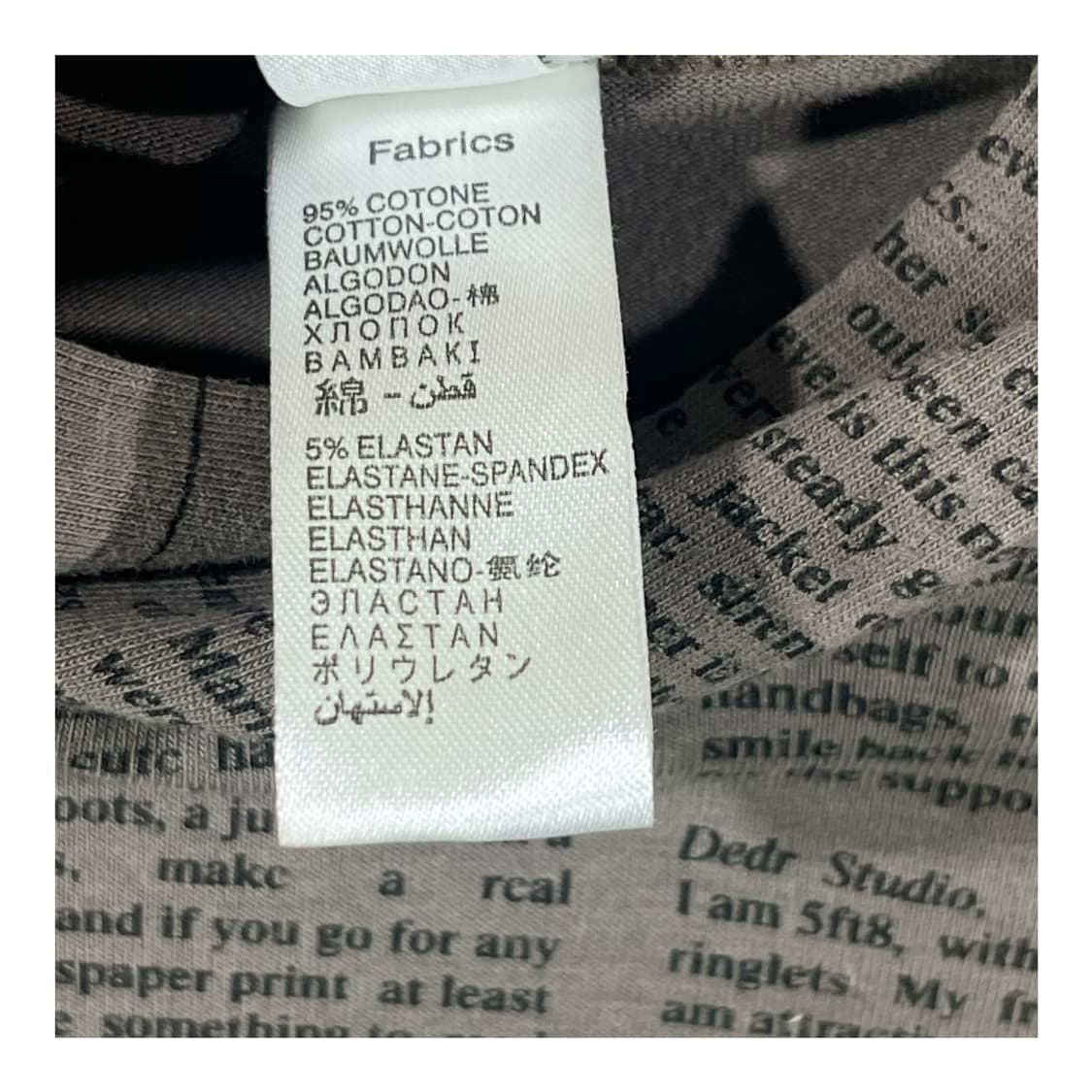 [John Galliano] 00s 존갈리아노 펑크 뉴스페이퍼 후드티 상품이미지8