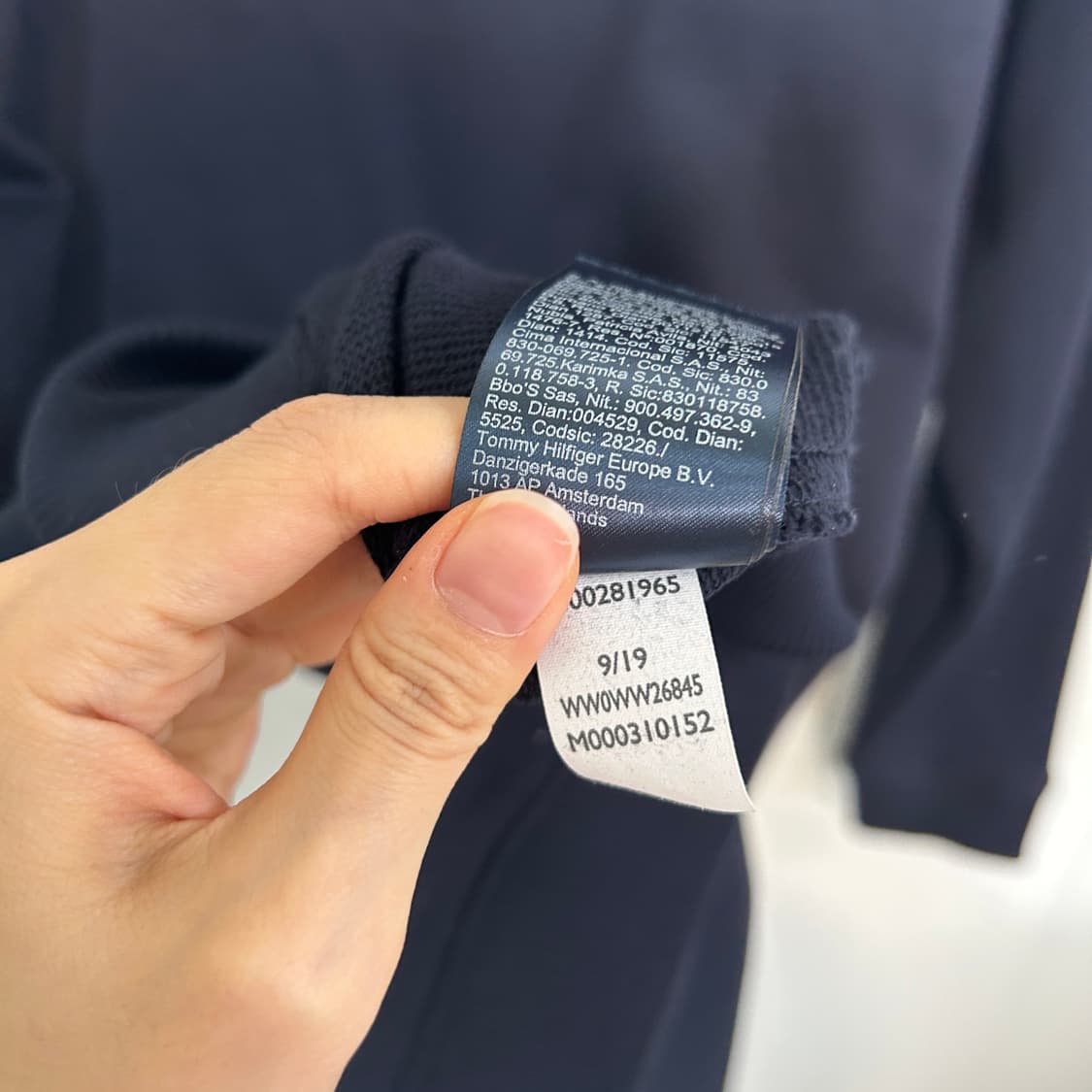 타미힐피거 후드 원피스 네이비 상태최상 상품이미지4