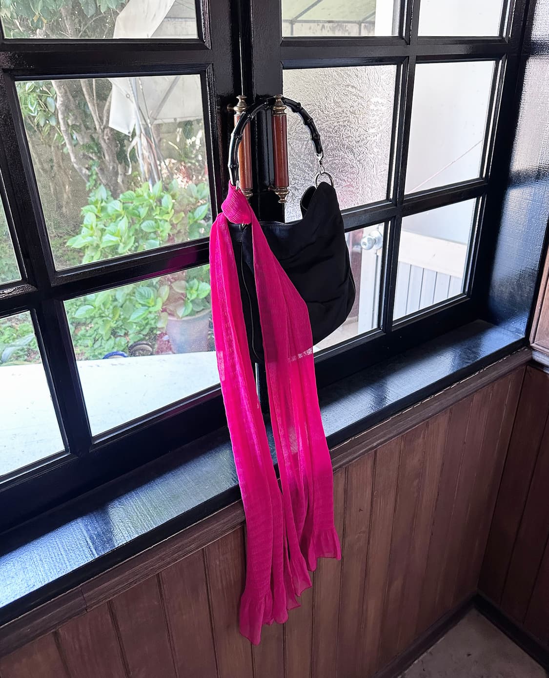 JPV shirring pink scarf 상품이미지1