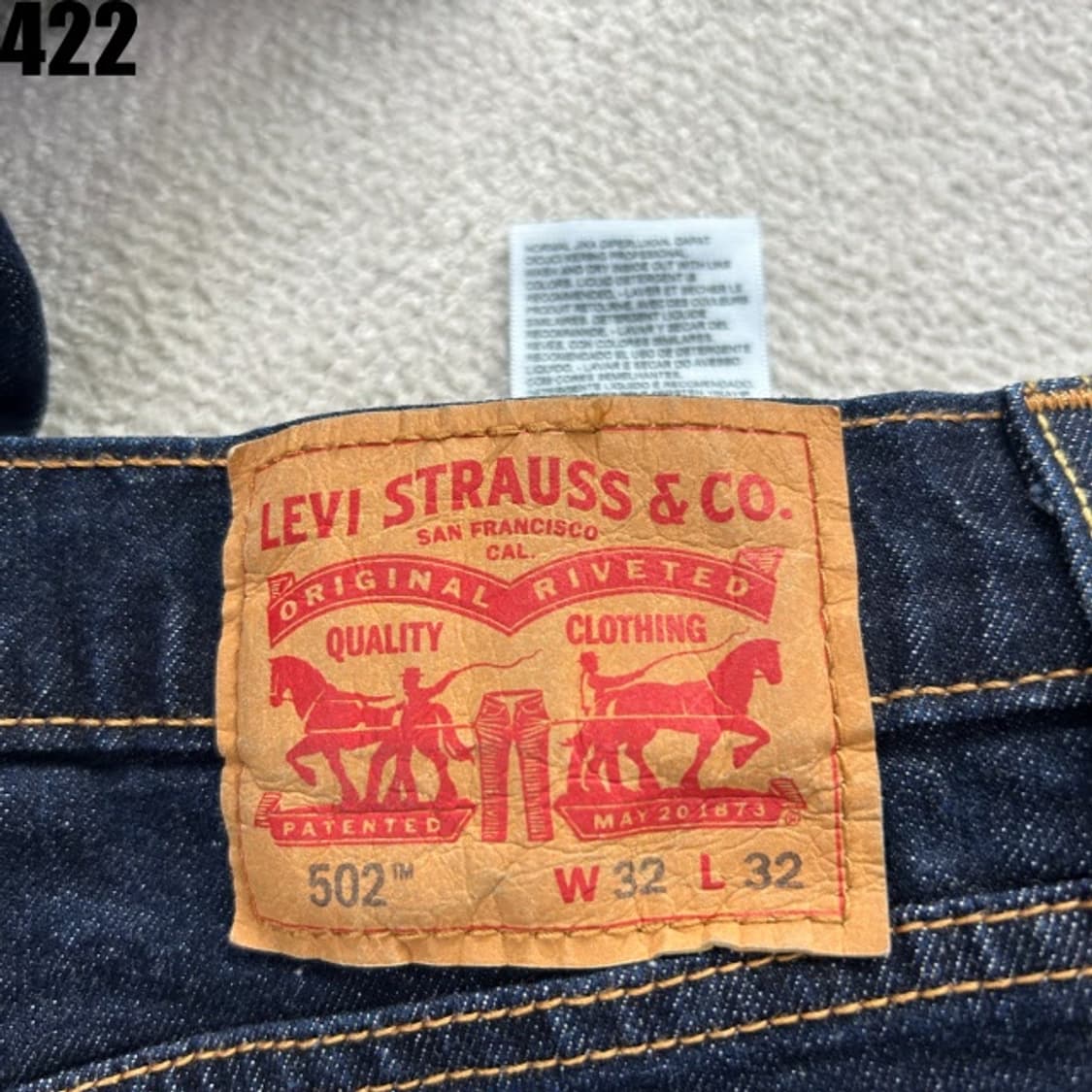 리바이스 502 W32 L32 상품이미지2