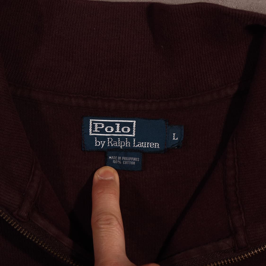 폴로 랄프로렌 반집업 코튼 니트 상품이미지5