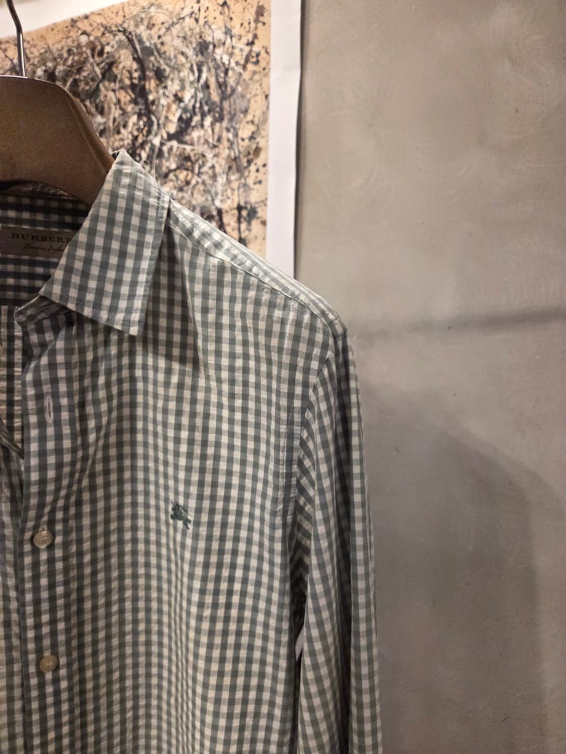 버버리 깅엄패턴 셔츠 상품이미지9
