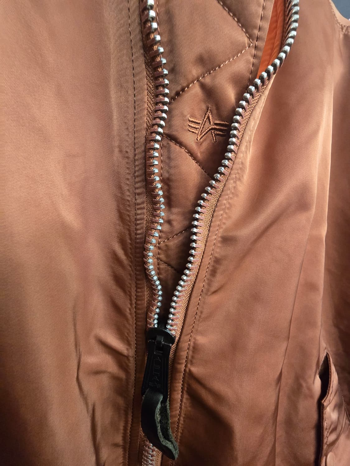 알파인더스트리MA-1 봄버 자켓 헤이즈l 브라운 451815 상품이미지3