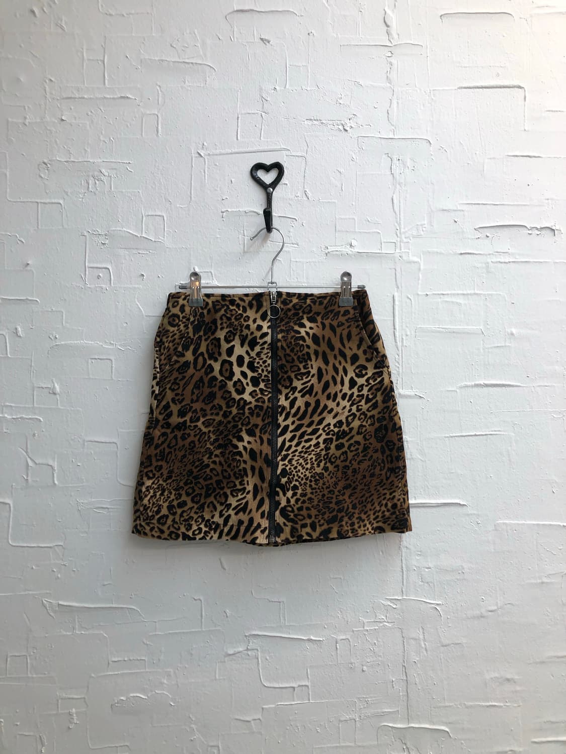 Leopard zip miniskirt 상품이미지3
