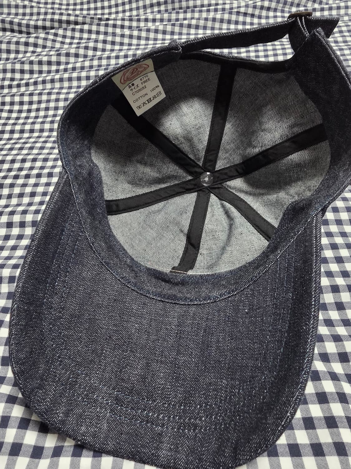 풀카운트 데님 볼캡 Full 로고 상품이미지4