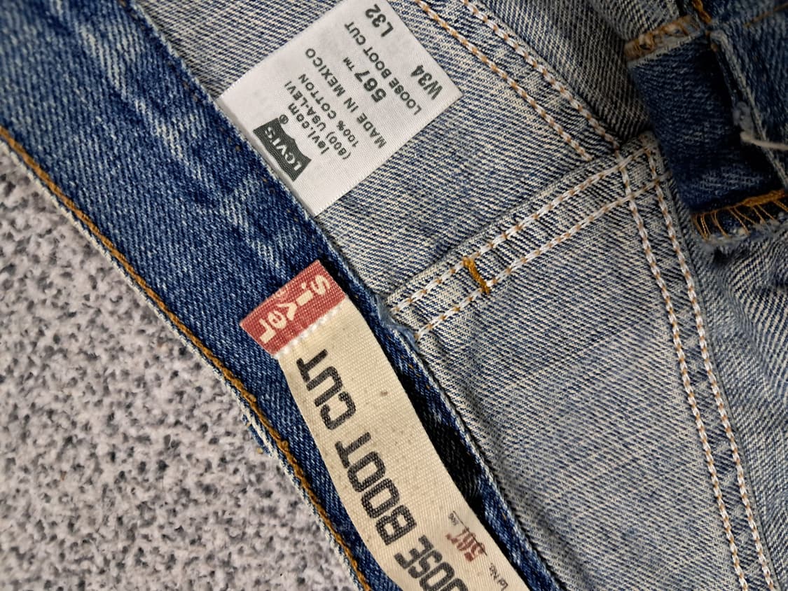 리바이스567루즈부츠컷 상품이미지4