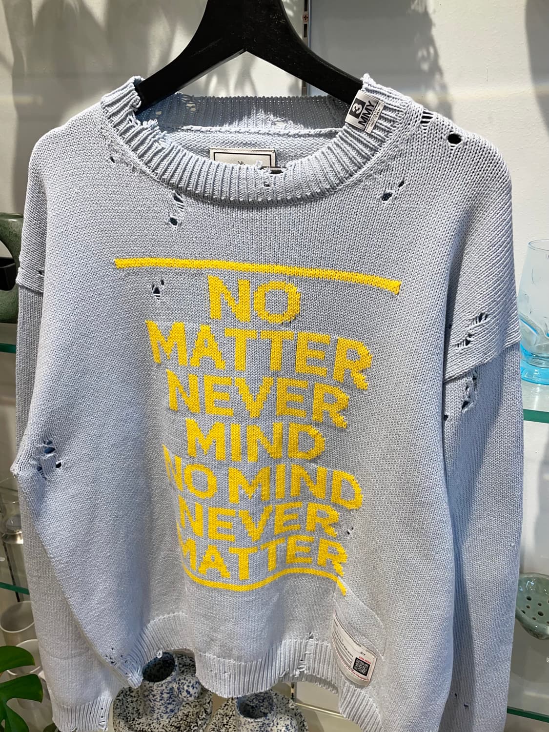 미하라야스히로 letterd knit pullover 상품이미지3