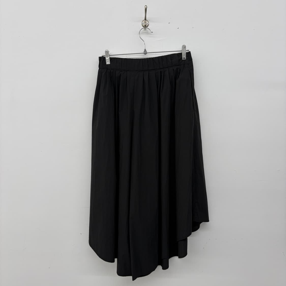 TIME 블랙 언밸런스 스커트 버뮤다 팬츠 공용 30in 상품이미지4