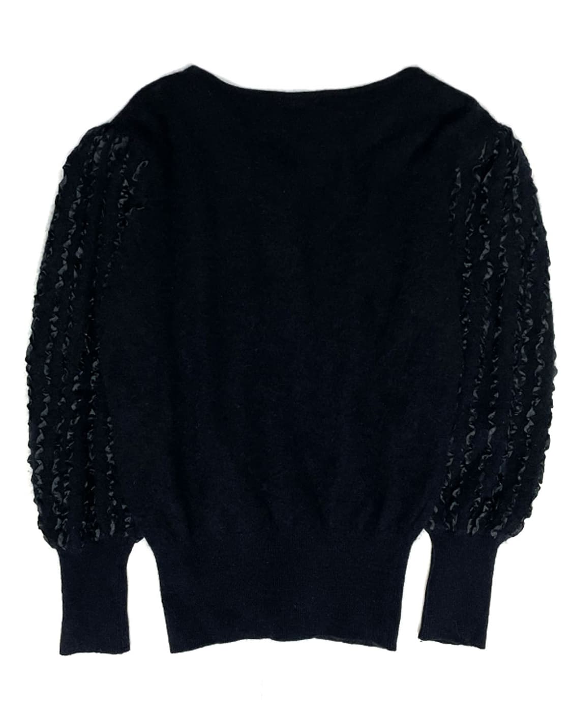 vintage 아방가르드 러플 가디건  상품이미지2