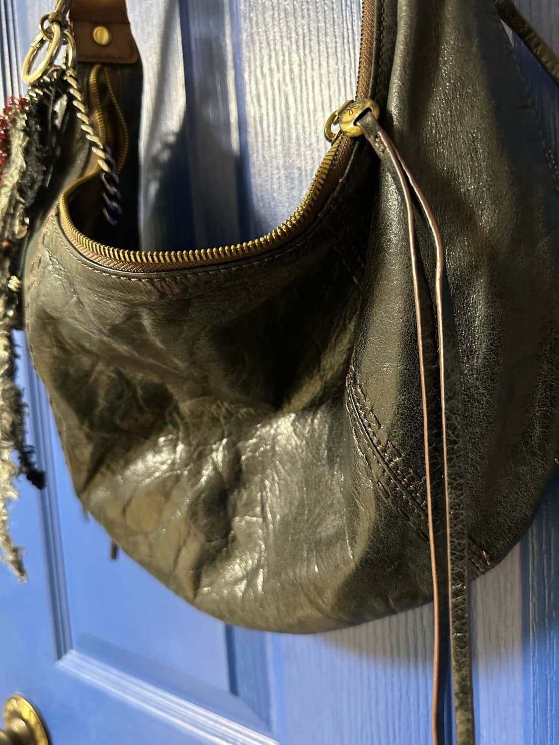 빈티지 레더 웨스턴 호보백 상품이미지5