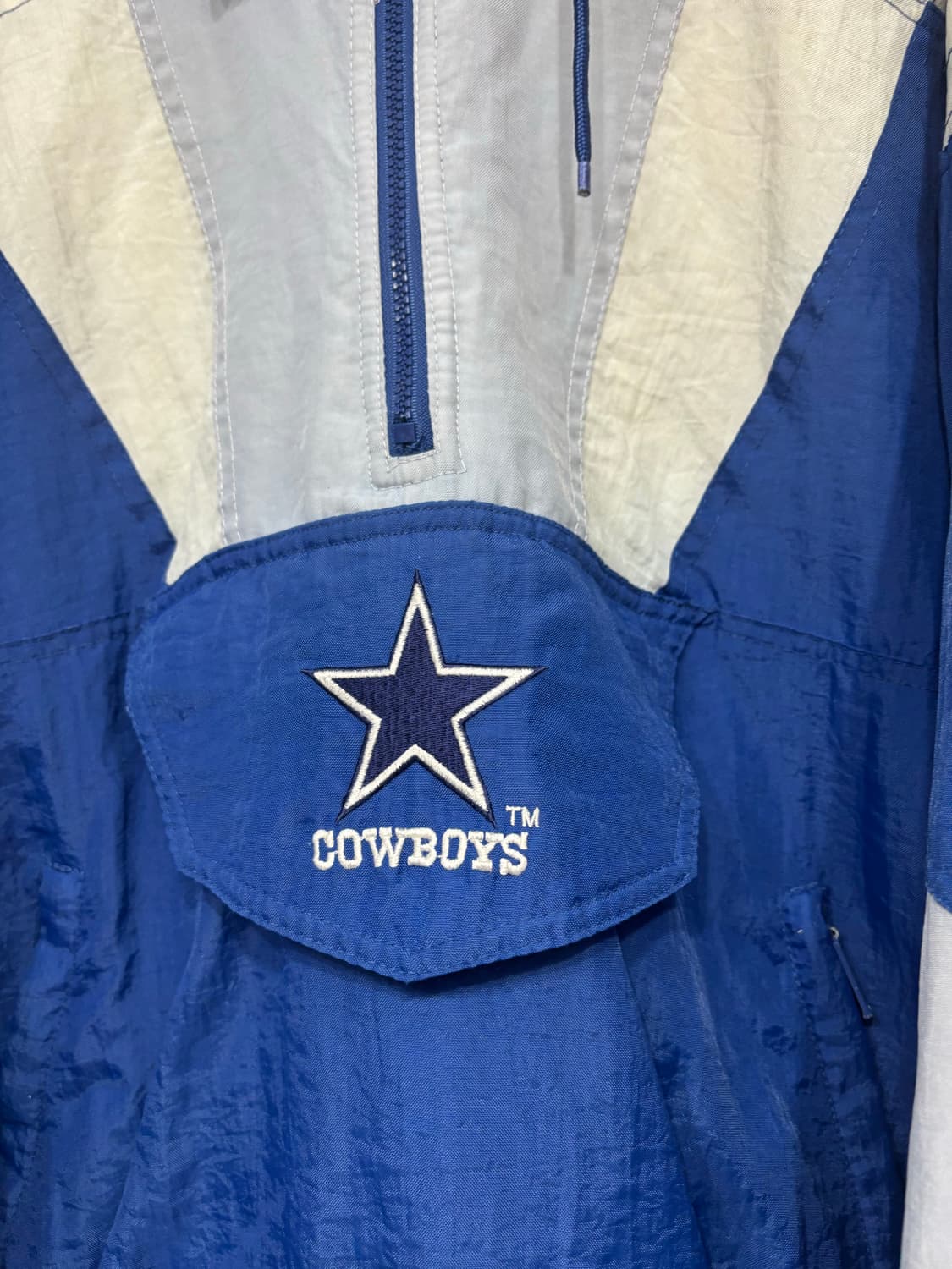 스타터 올드스쿨 NFL 카우보이스 아노락 점퍼 L 상품이미지5