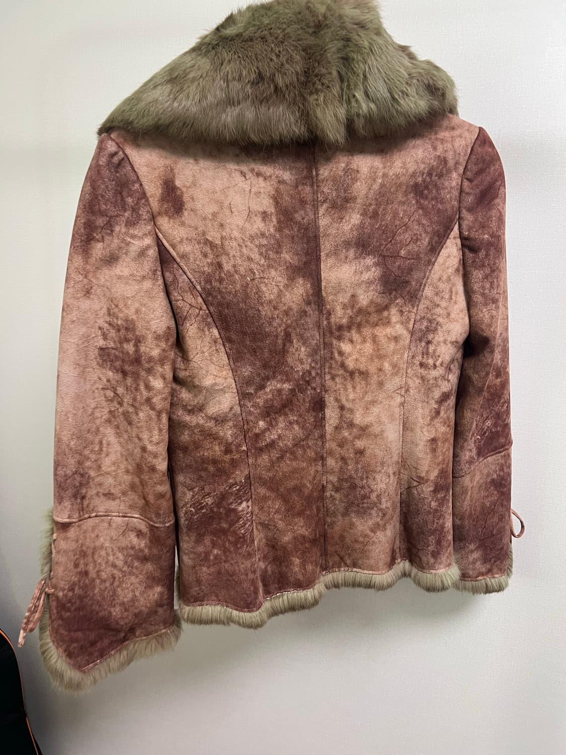 토끼털퍼트리밍 무스탕 갸루 y2k 상품이미지2