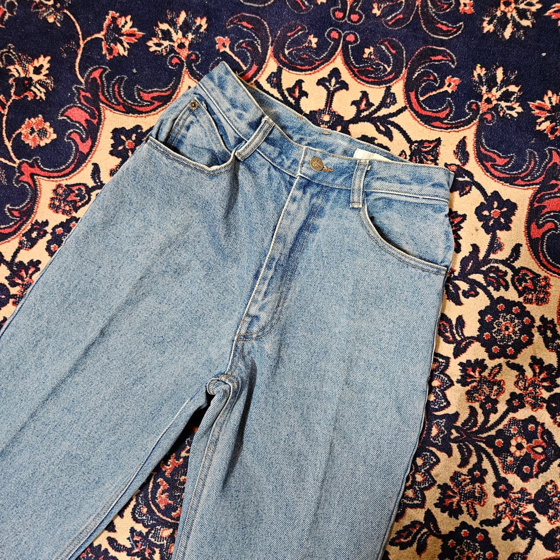 켈빈클라인 90's 빈티지 하이웨스트 스트레이트 데님 팬츠 상품이미지2