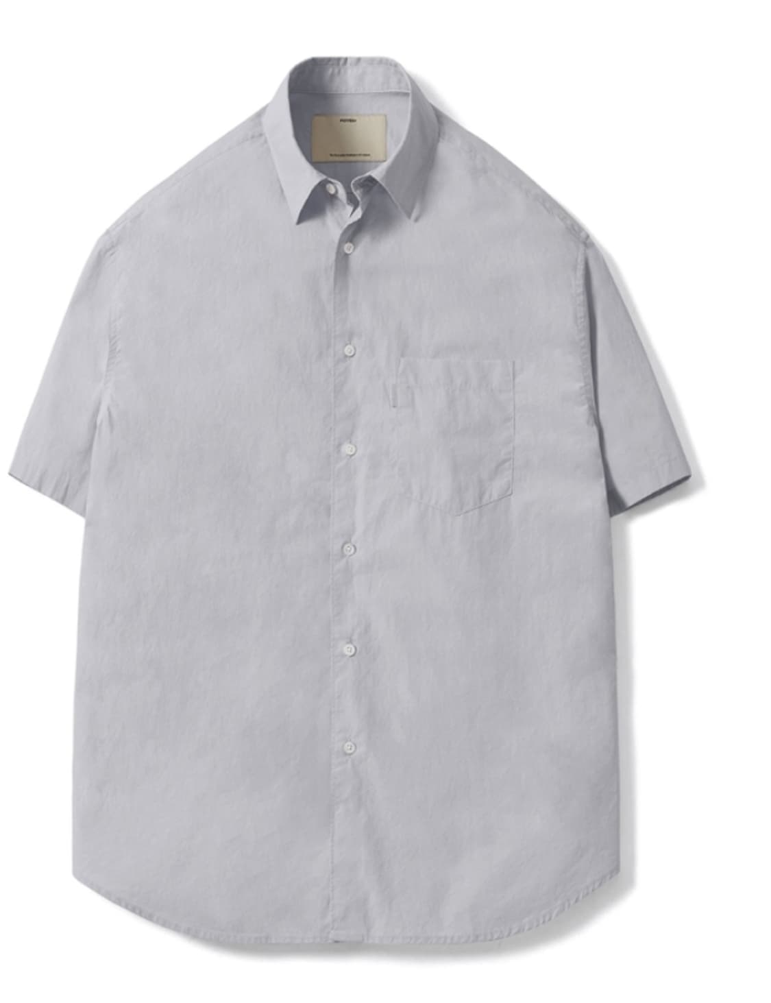 포터리 컴포트 하프 셔츠 실버 1 상품이미지1