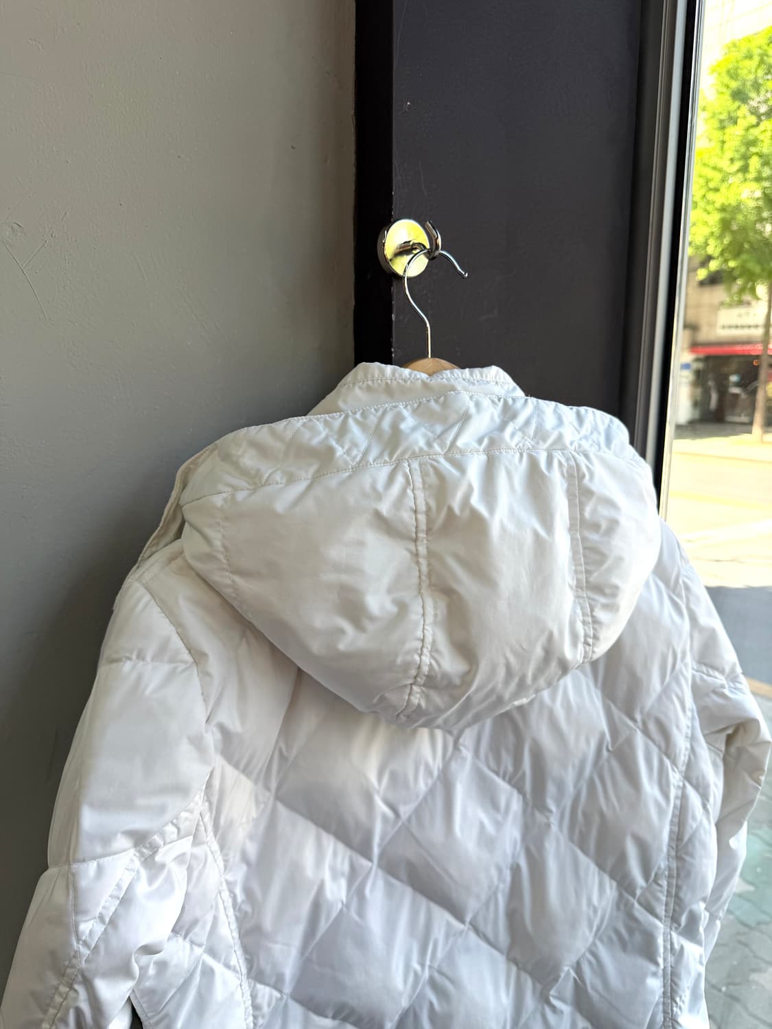 L/ 버버리 다운 퀄팅 패딩 집업 자켓 상품이미지6