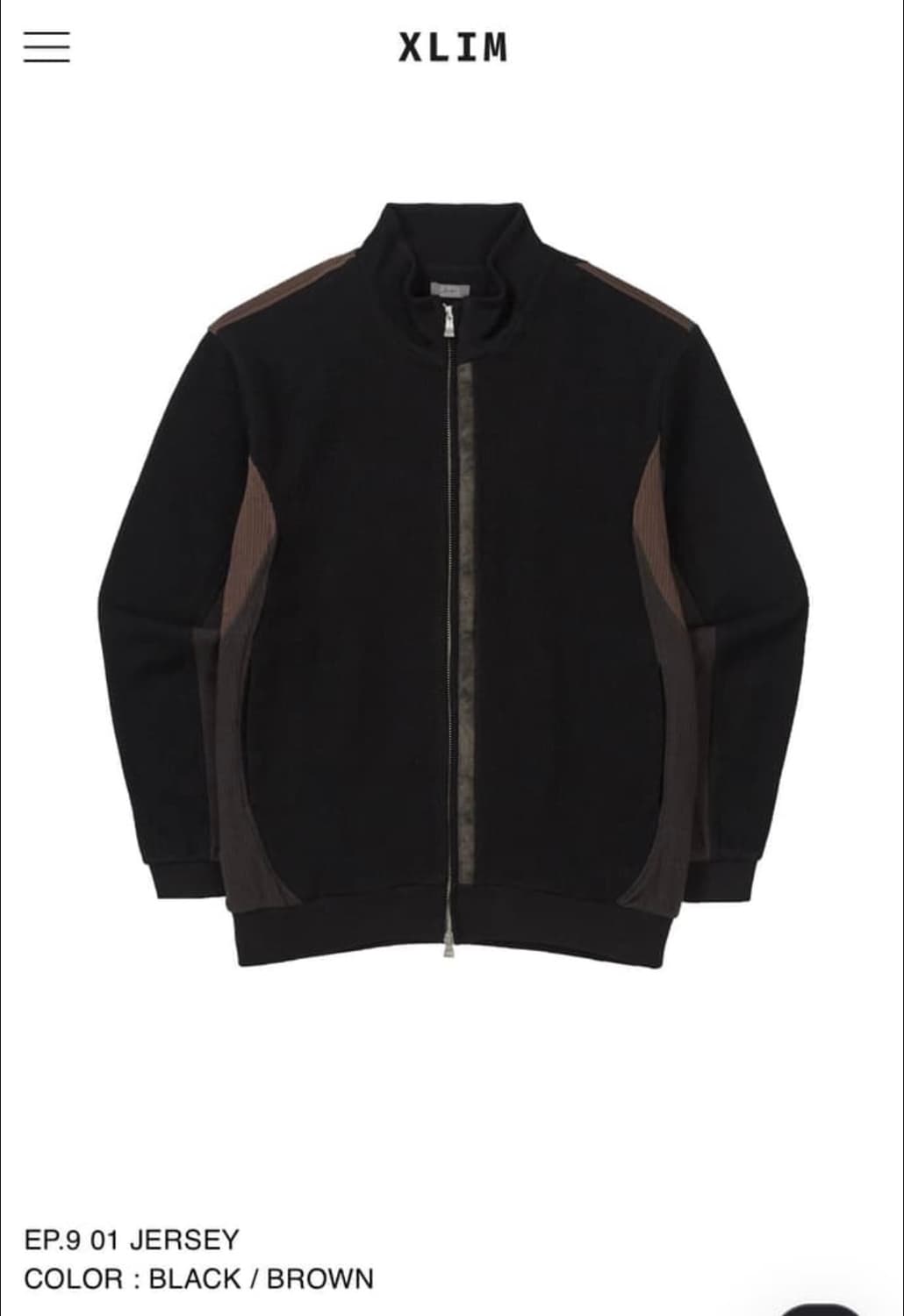 xlim ep9 01 져지 블랙/브라운 M 상품이미지1