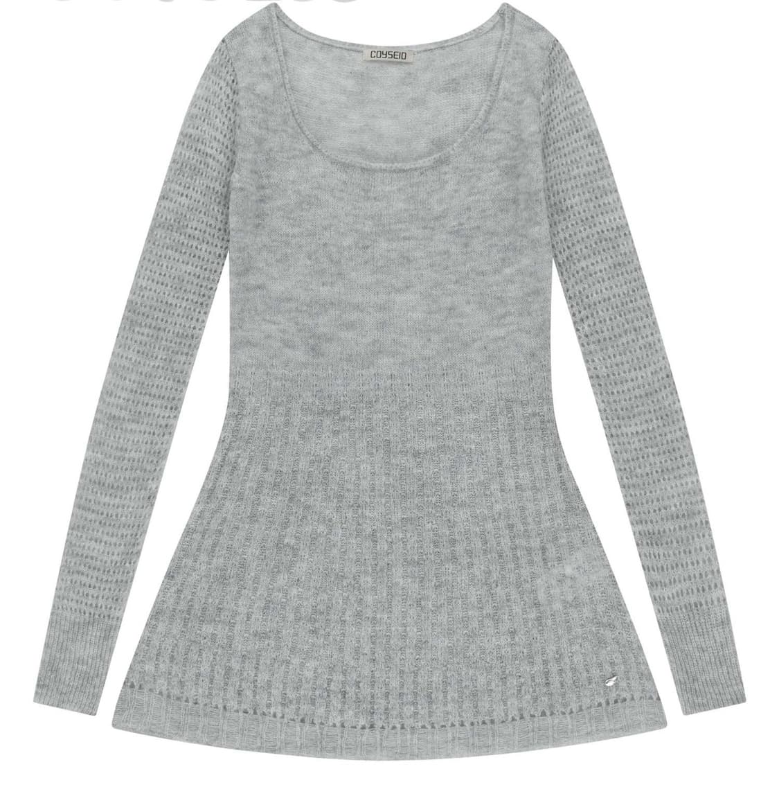 코이세이오 소프트 벨 니트 그레이 상품이미지1