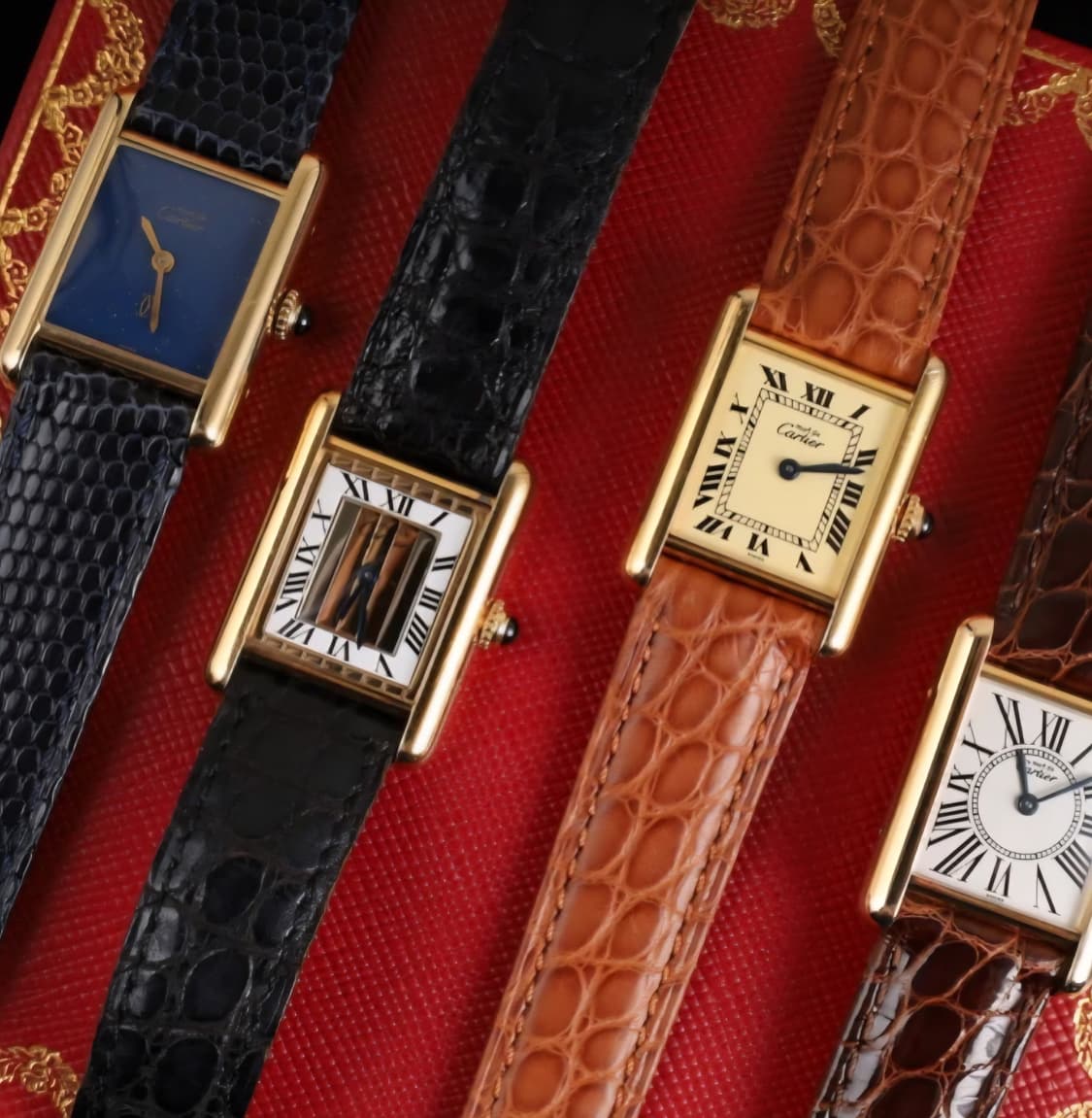 ~월요일) 까르띠에 탱크 머스트 트리니티 시계 빈티지 라지 (LM) 상품이미지9