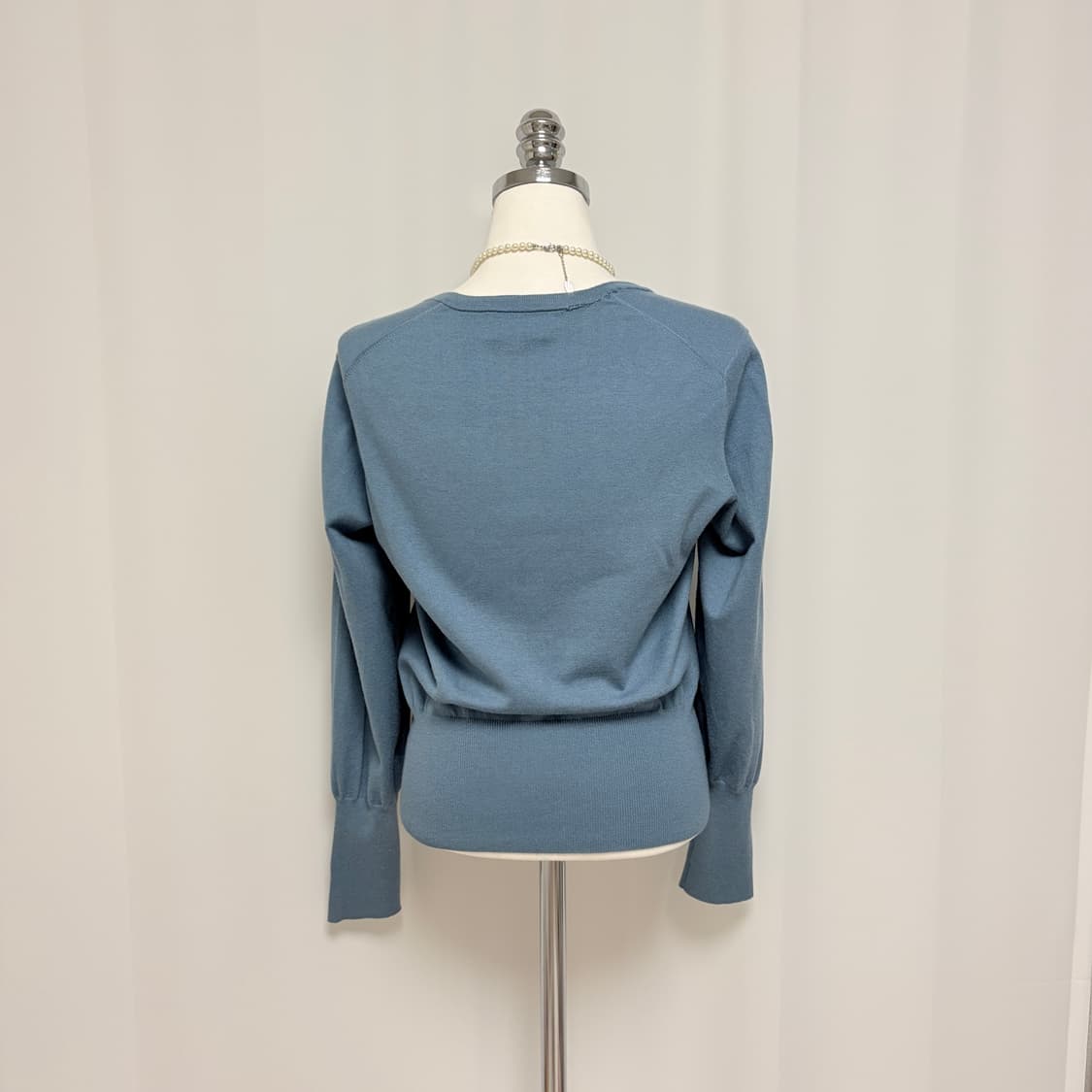 비비안웨스트우드 레드라벨 유넥 가디건 연블루 상품이미지6