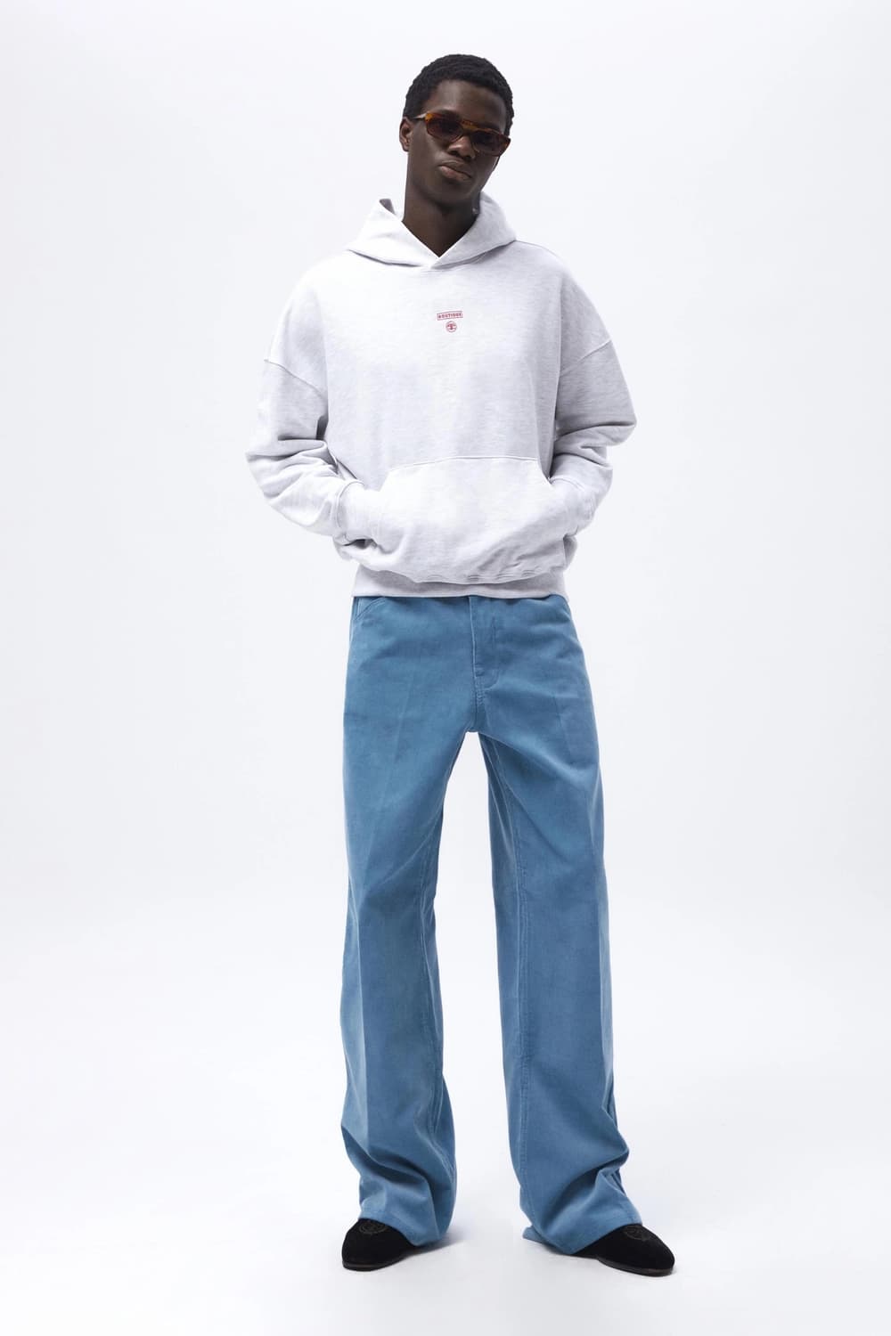 INSIGNIA LOGO CLASSIC HOODIE SPORT GREY 상품이미지7
