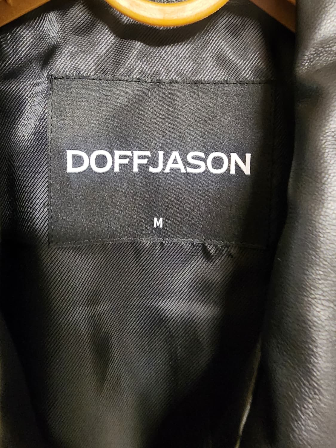 (M/95~105)새상품 도프제이슨 램스킨 오버핏 싱글 라이더 자켓 상품이미지2