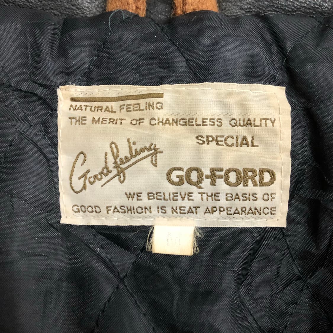 JPN 빈티지 고포드 울 소가죽 레더암 바시티 자켓  상품이미지5