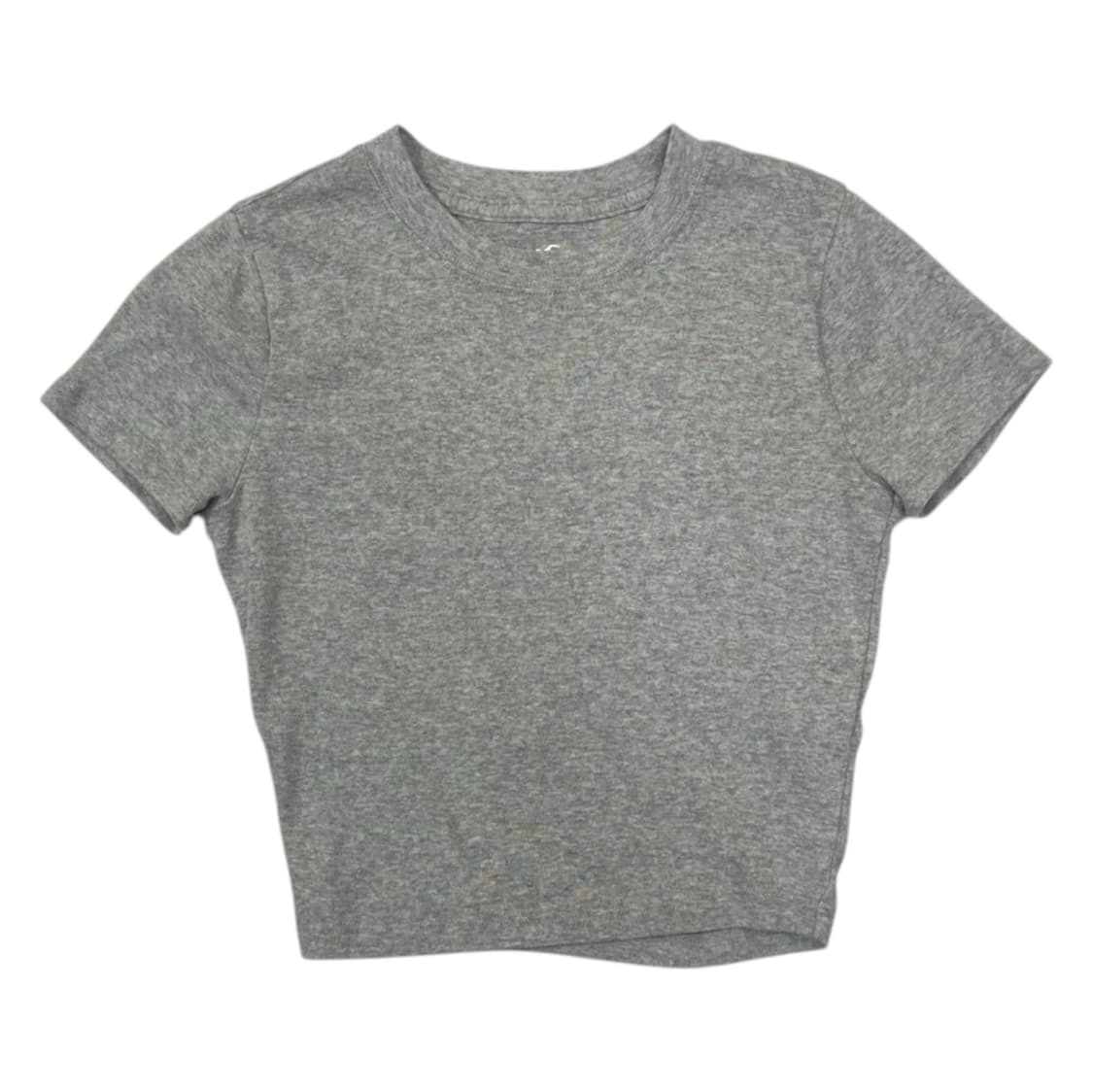 홀리스터 Hollister 그레이 크롭 반팔 티셔츠 XS 상품이미지1