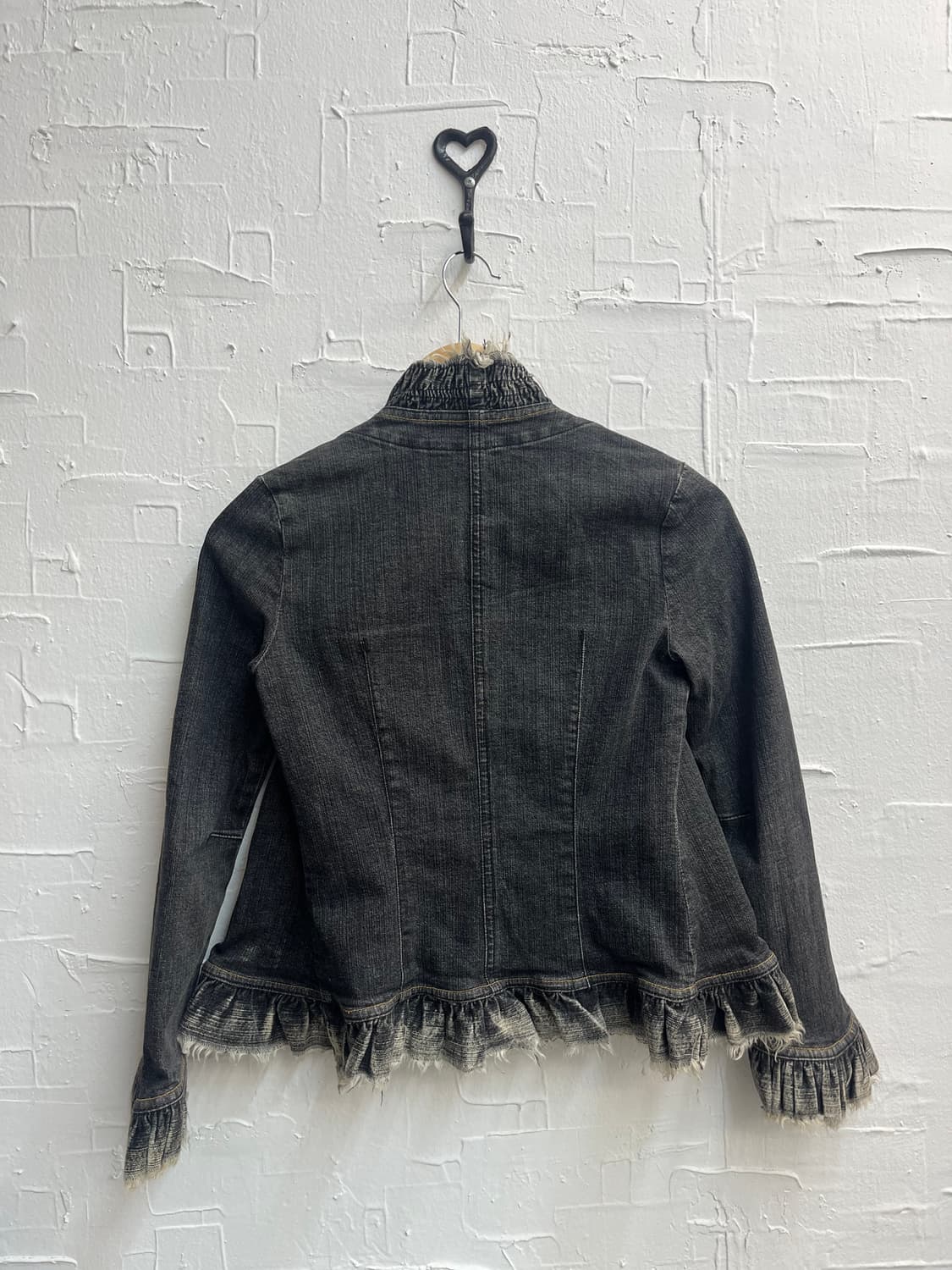 open black denim jacket 상품이미지6
