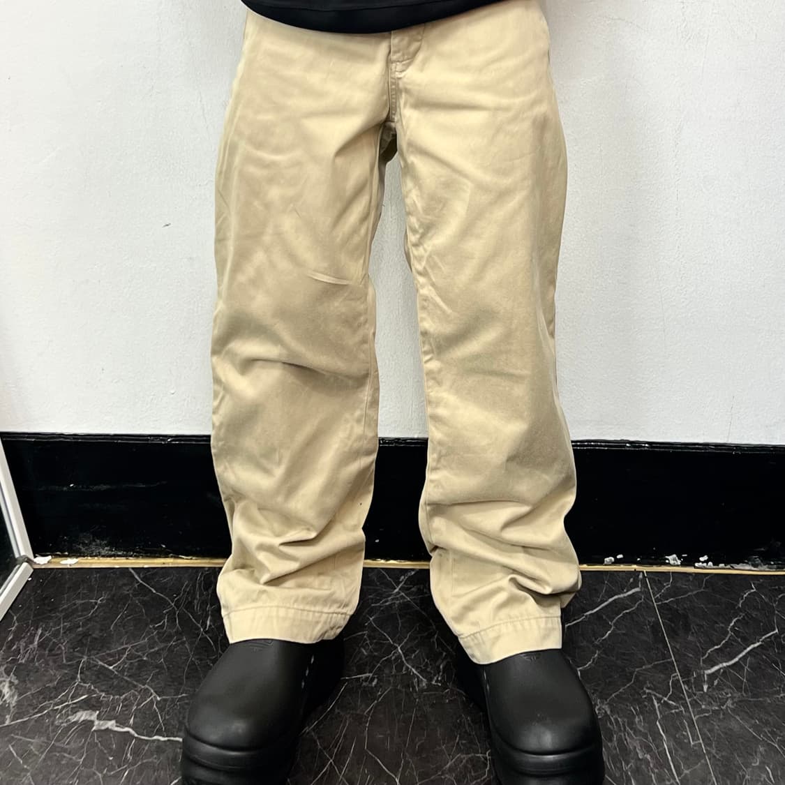 슈프림 로고 코튼 치노 팬츠 베이지 상품이미지2