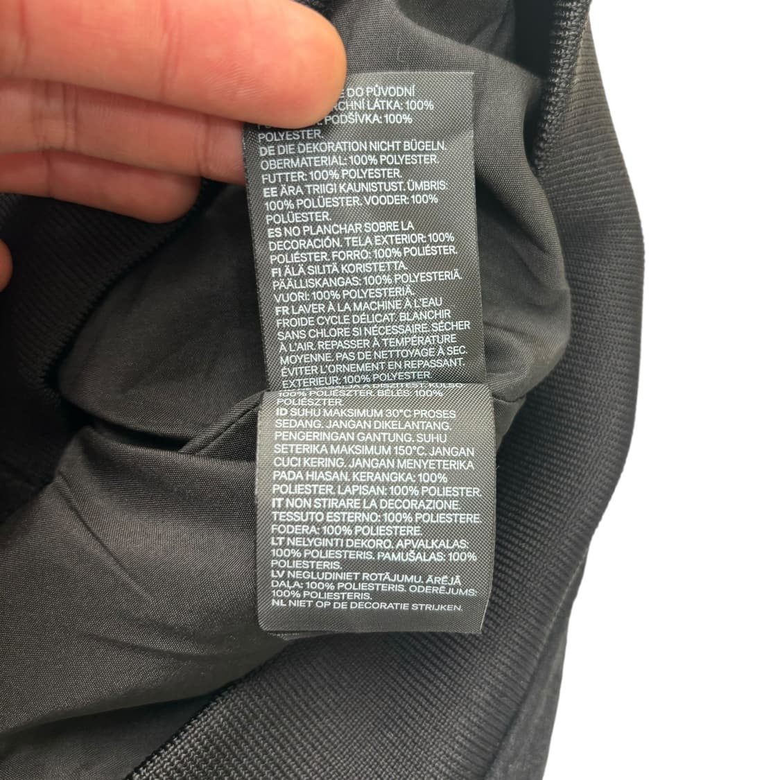 NO FEAR X H&M 투톤 울 바시티 자켓 XL 상품이미지9