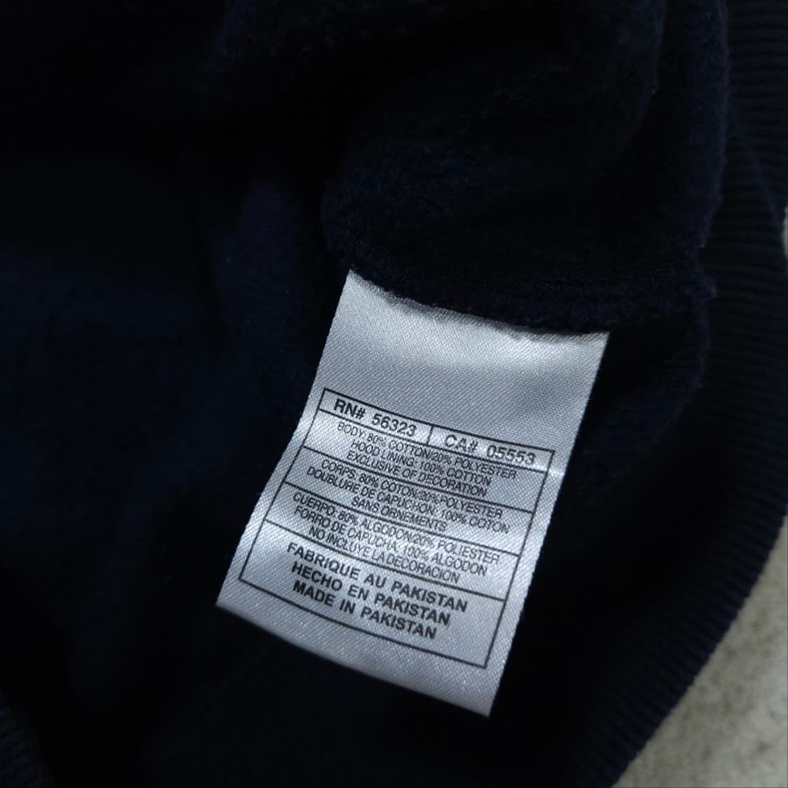 나이키 후드 집업 M 네이비 상품이미지5