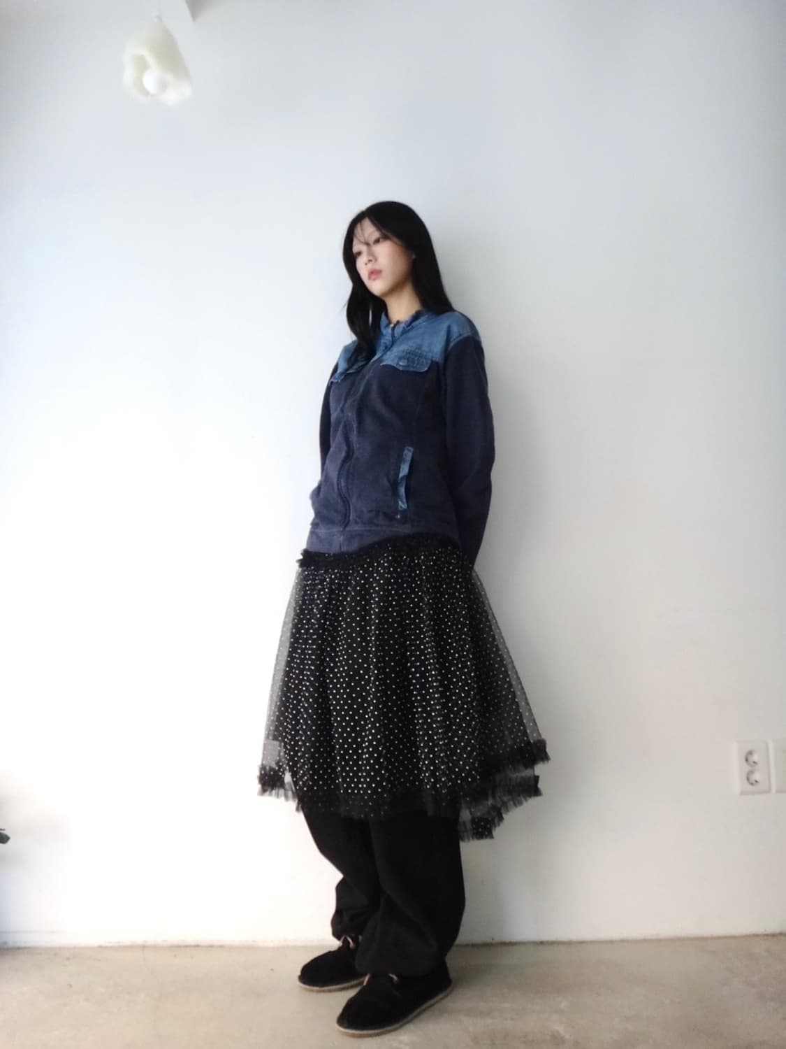 CALVIN KLEIN denim mix easy jacket 상품이미지7