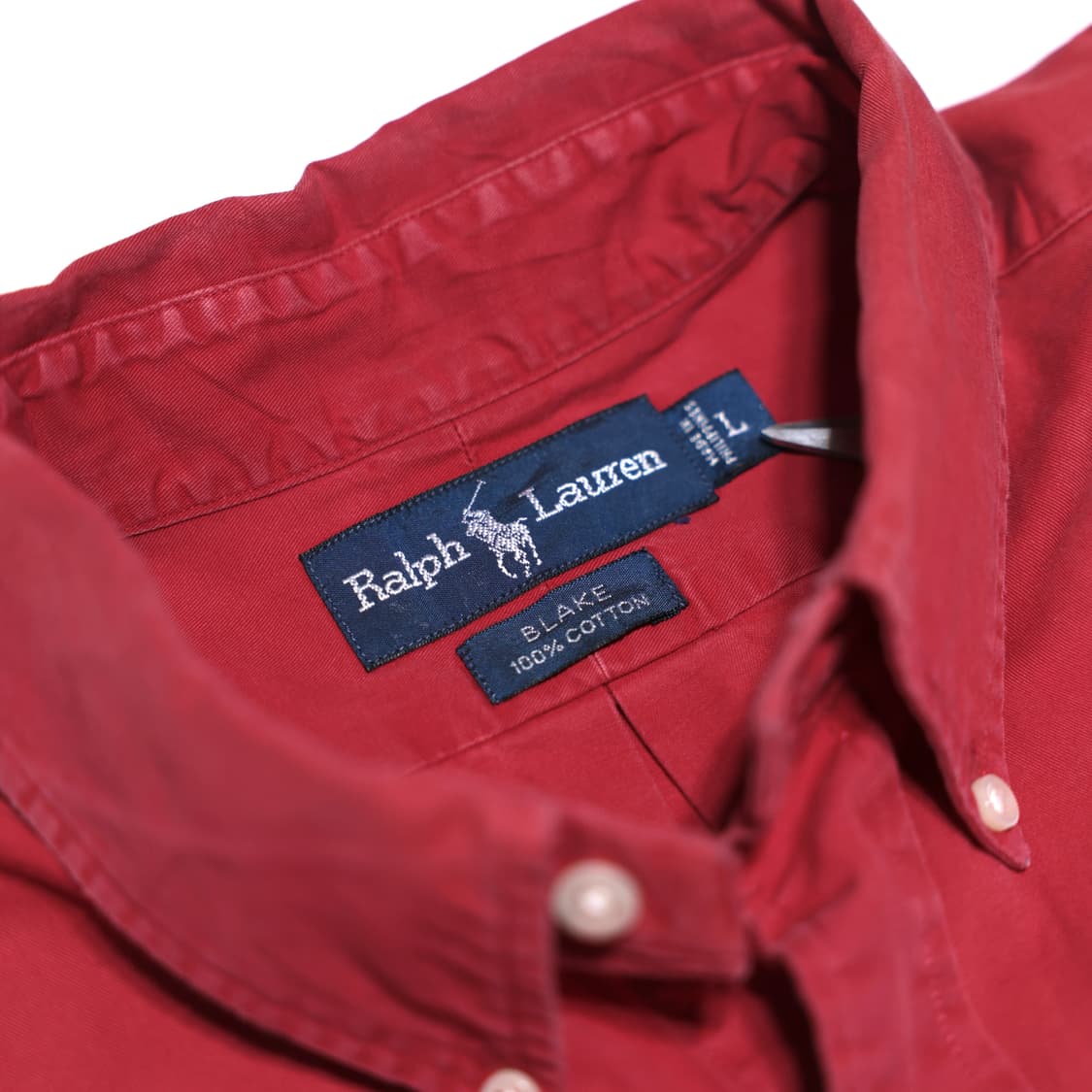 Ralph Lauren 'BLAKE' Red Cotton Shirt 상품이미지2