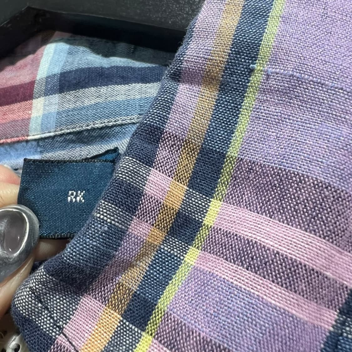 폴로 랄프로렌 린넨 체크 셔츠 상품이미지6