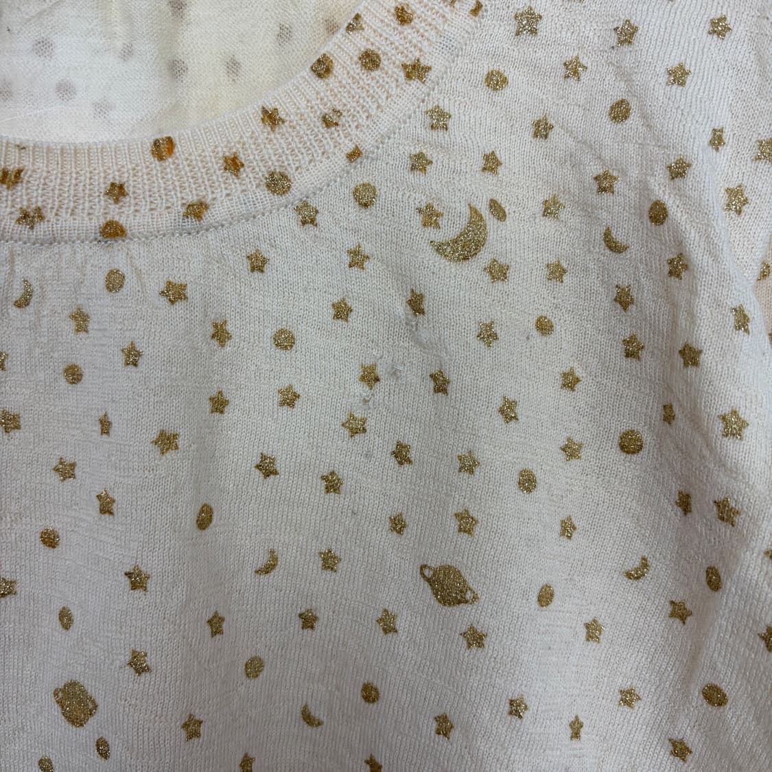 츠모리 치사토 패턴 니트 티셔츠 상품이미지4