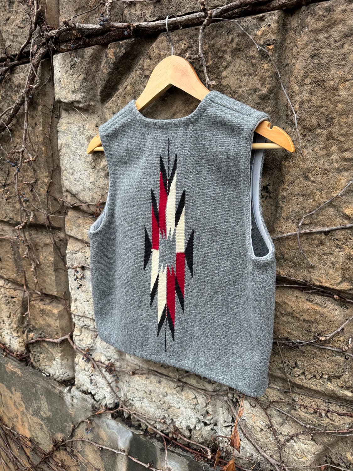 센티넬라 핸드 우븐 울 오르테가 네이티브 무늬 웨스턴 치마요 베스트 상품이미지5