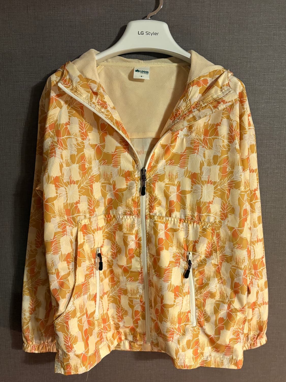 LOGOS 여성 꽃무늬 바람막이 JAPAN 상품이미지2