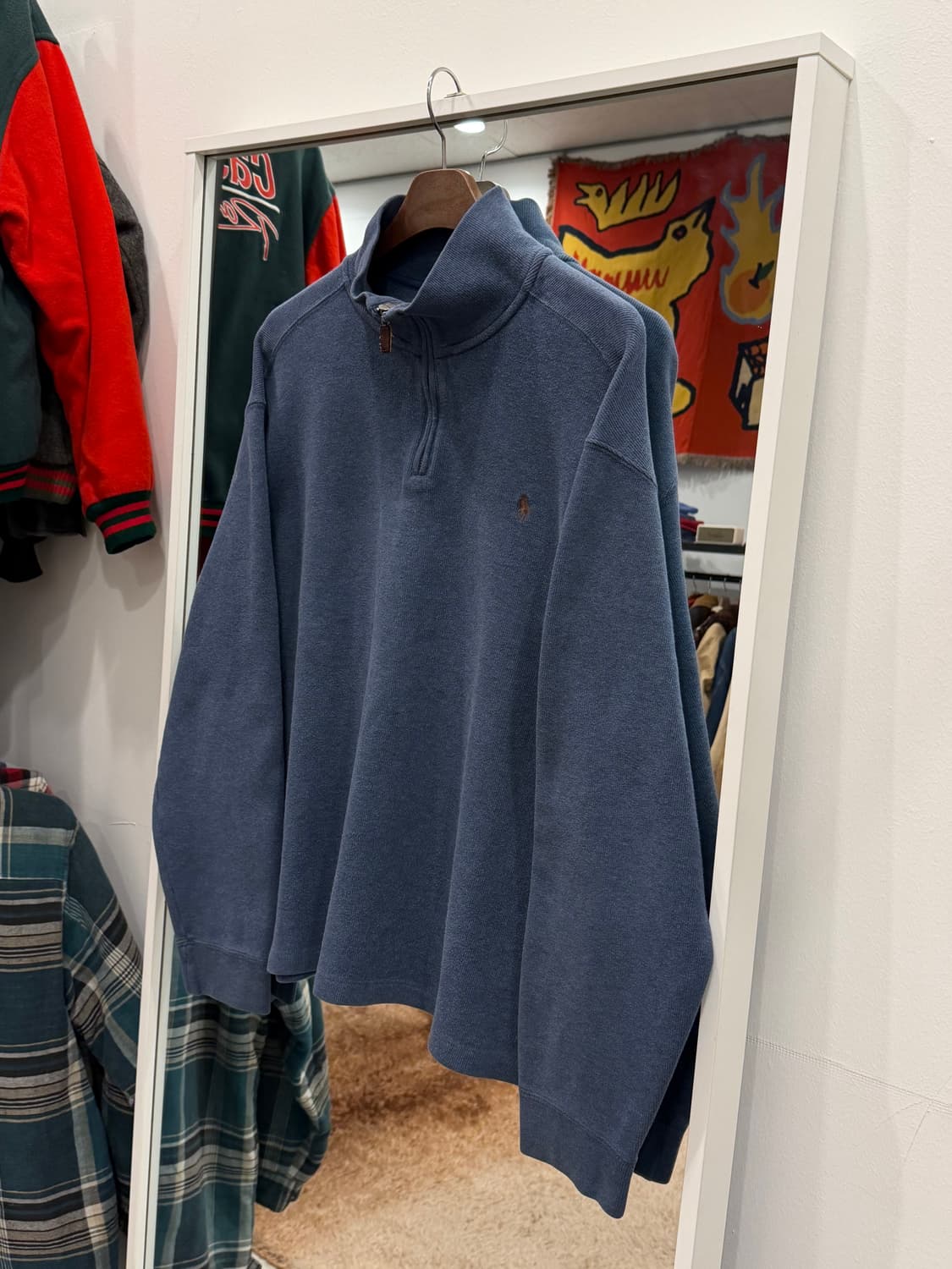 Polo ralph lauren 폴로 랄프로렌 하프넥 쿼터 집업 니트 상품이미지1