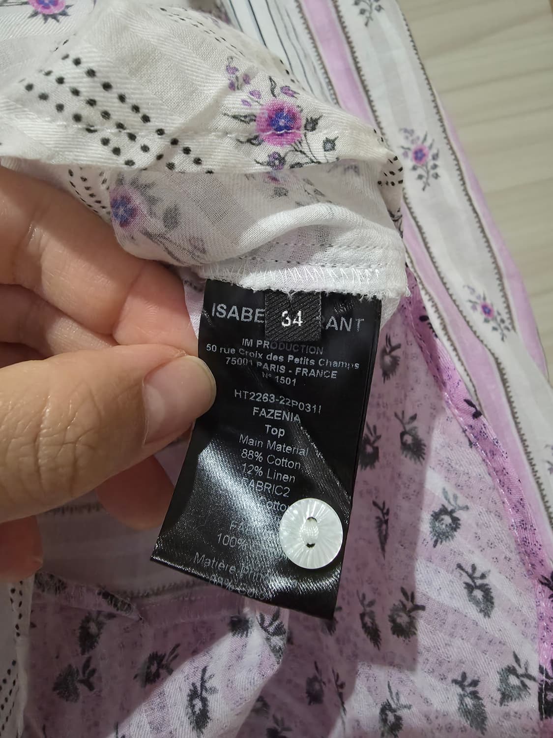 정품 이자벨마랑 블라우스 상품이미지9