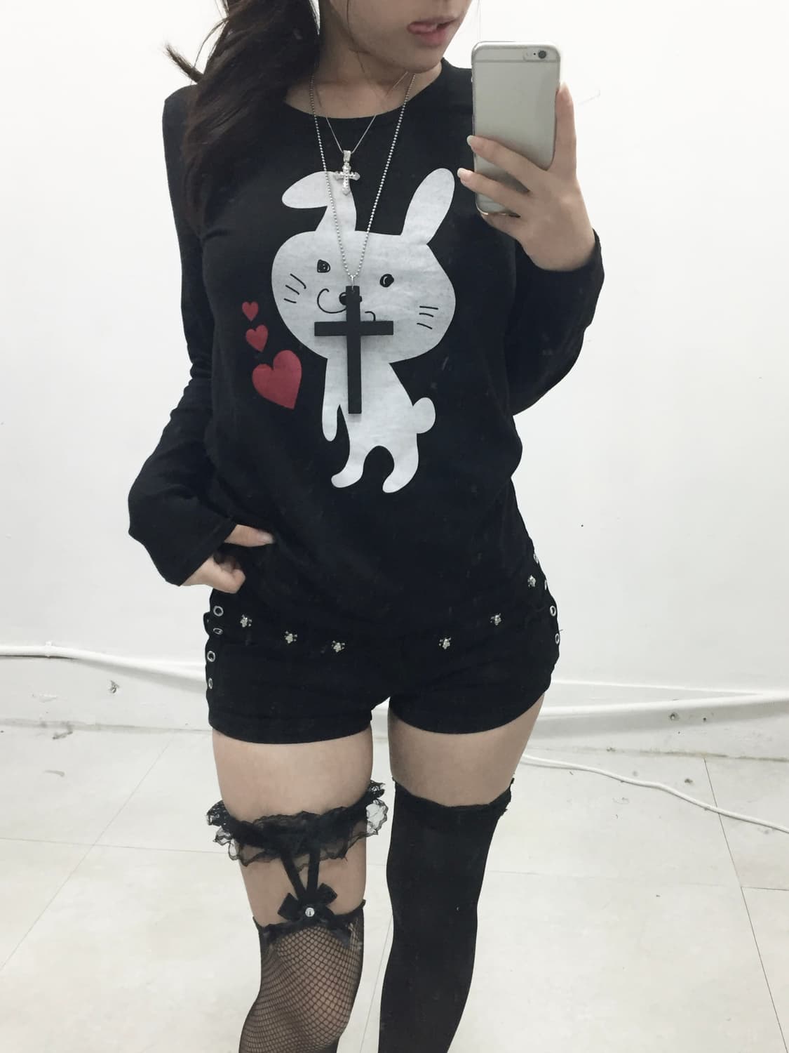 [PUNK GIRL] 펑크걸 우사기 토끼 롱슬리브 상품이미지2