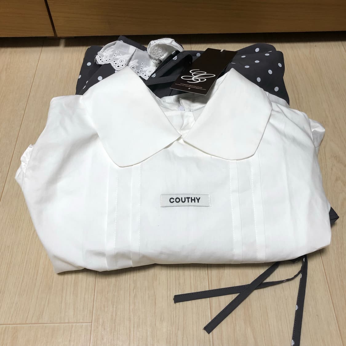 couthy 세트 (블라우스+치마바지) 셋업 상품이미지3
